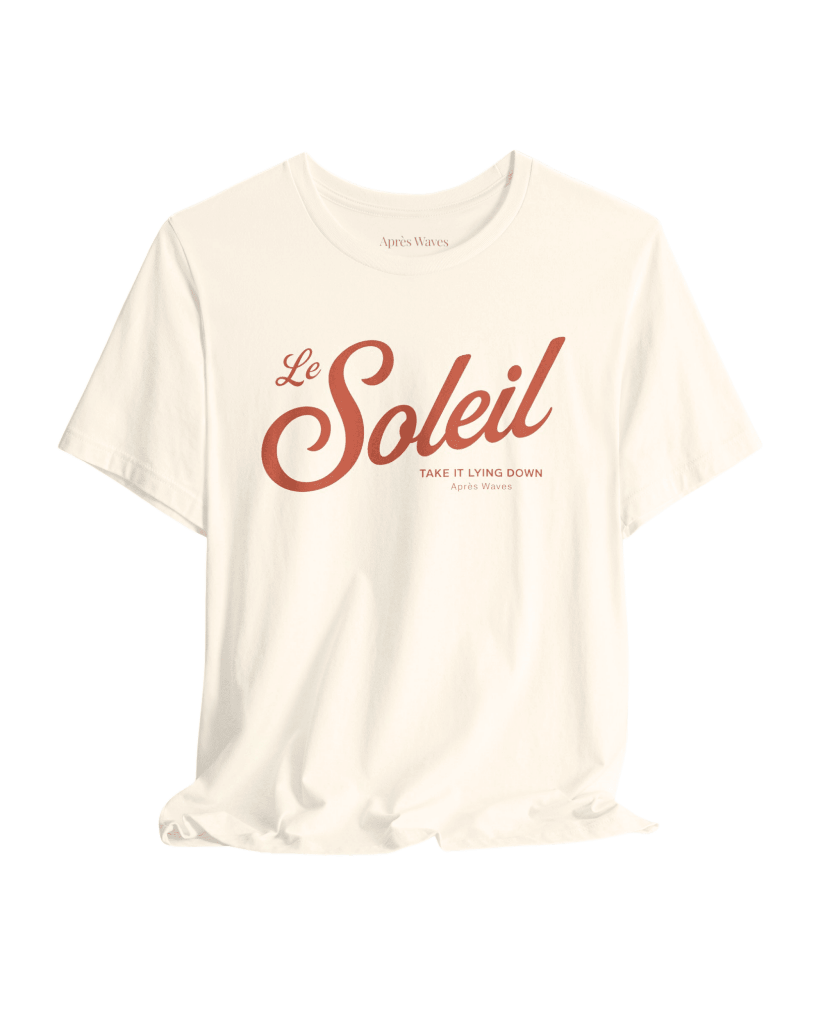 Le Soleil Ecru S graphic t-shirt - Après Waves