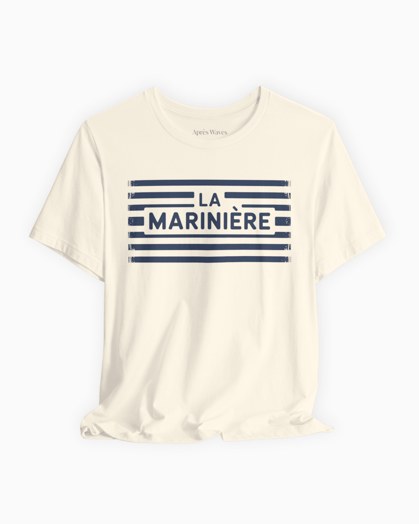 French Mariner Ecru S graphic t-shirt - Après Waves