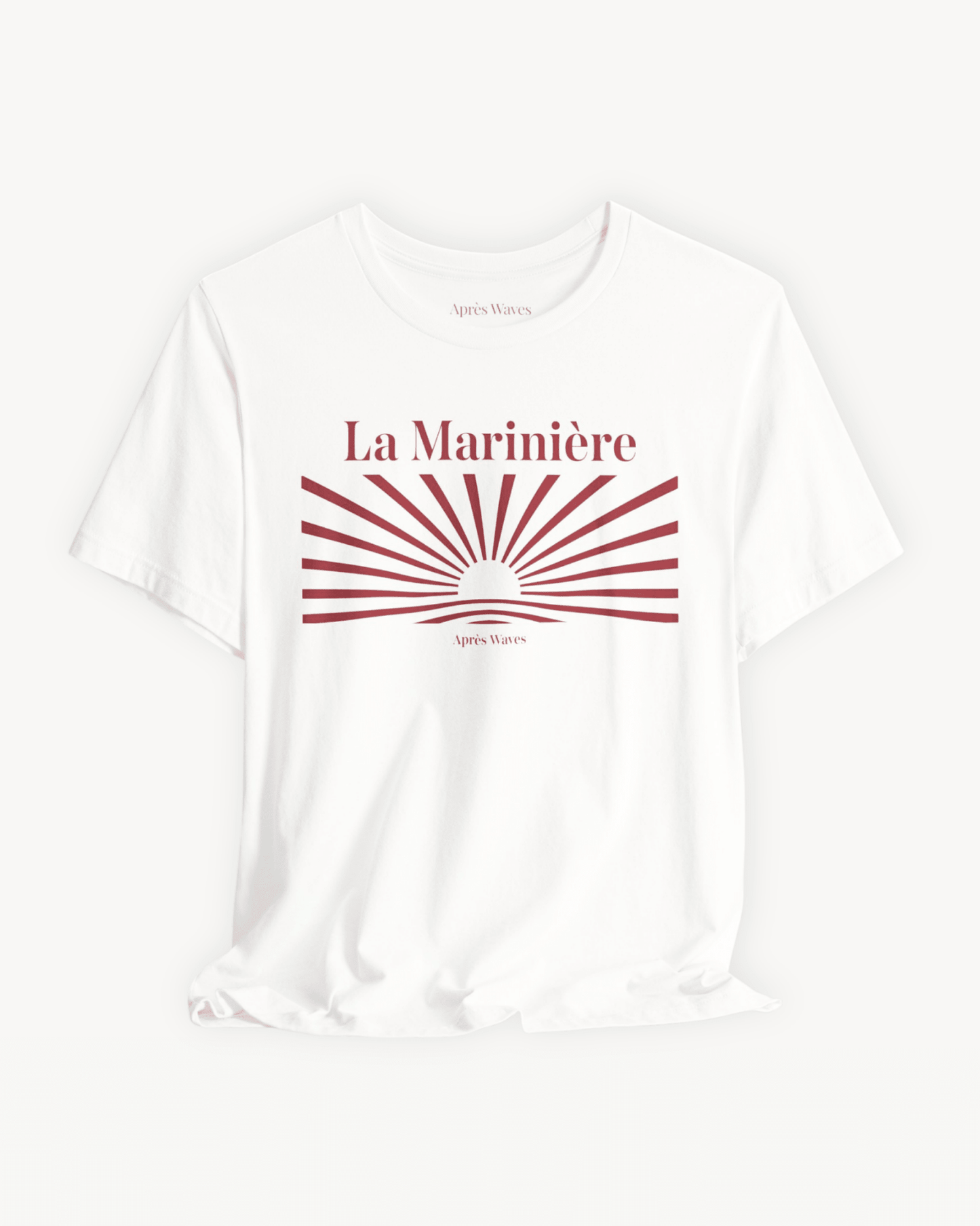 La Marinière White S graphic t-shirt - Après Waves