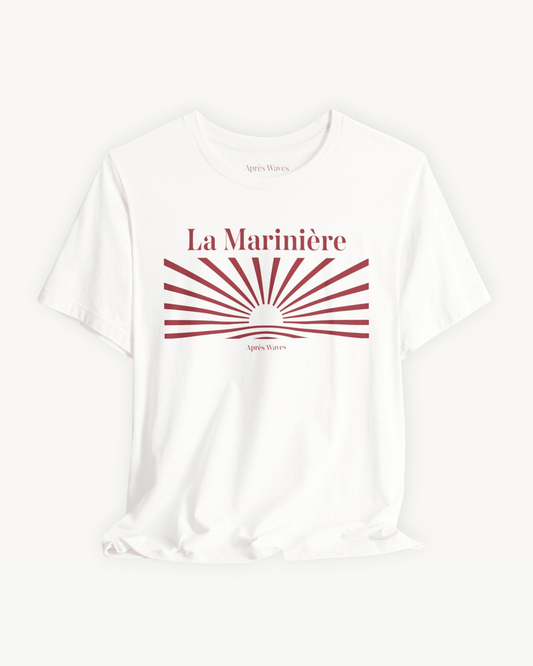 La Marinière White S graphic t-shirt - Après Waves