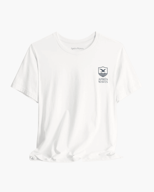 Après Crest White S graphic t-shirt - Après Waves