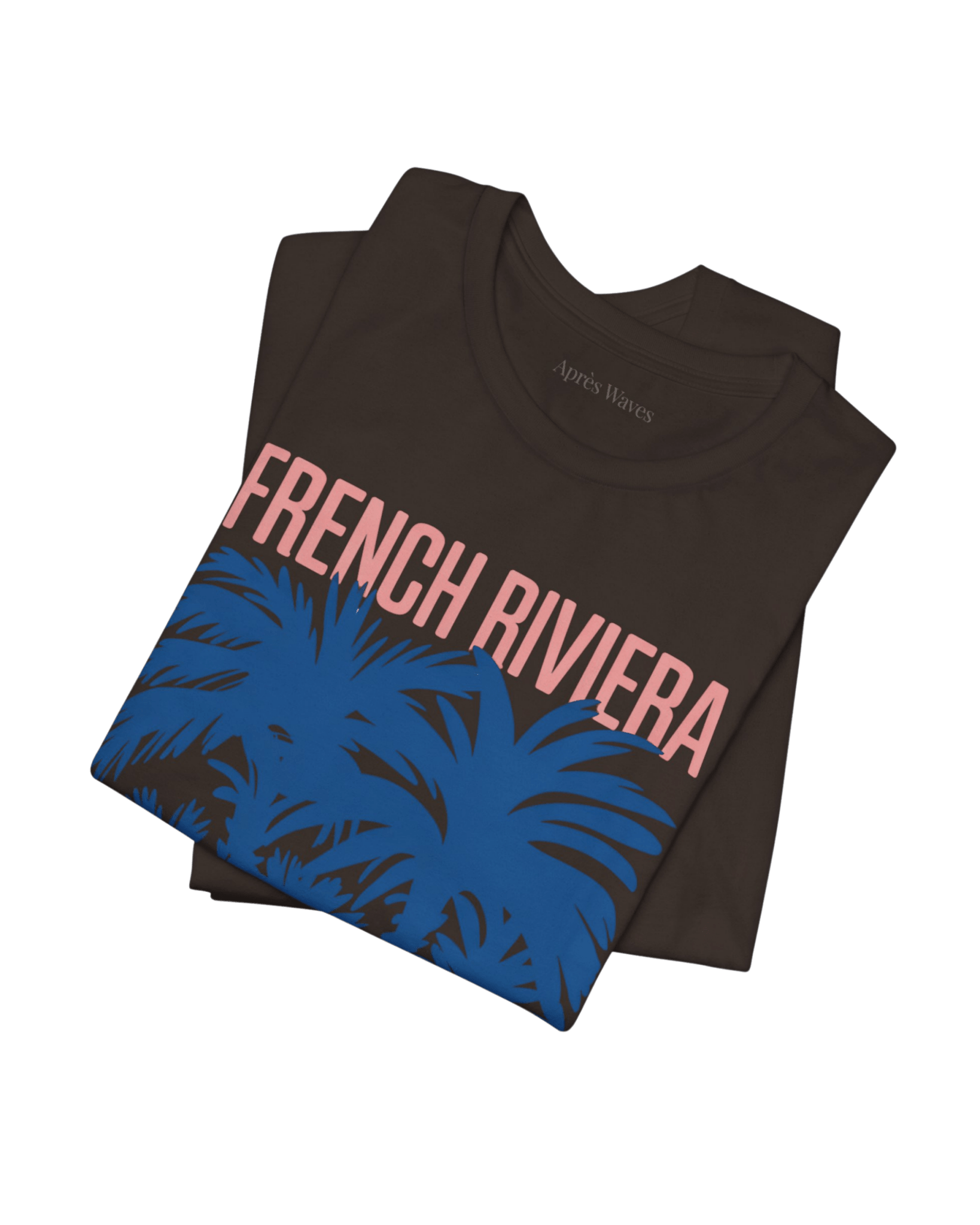 Riviera Palms Chocolate S graphic t-shirt - Après Waves