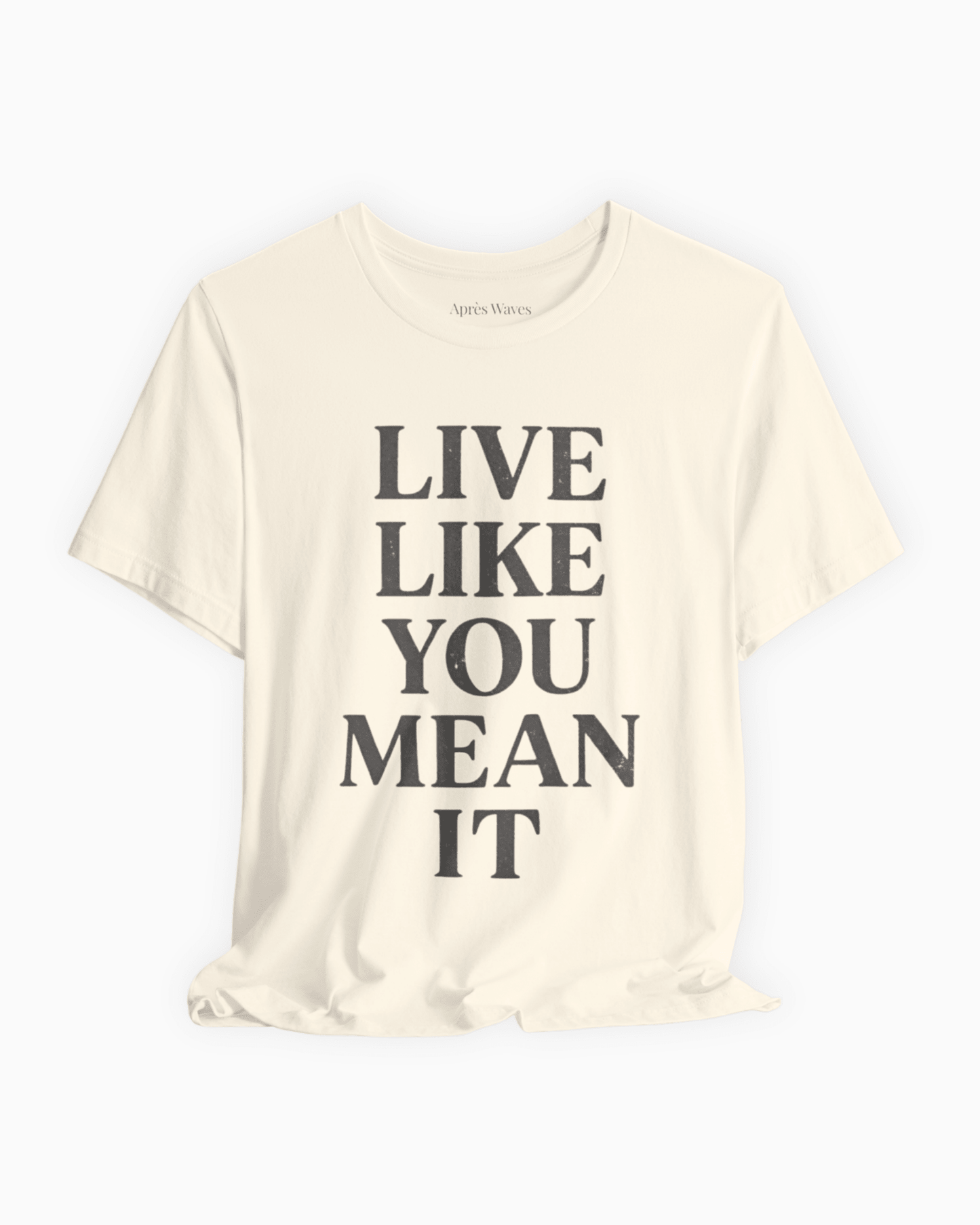 Live It Natural S graphic t-shirt - Après Waves