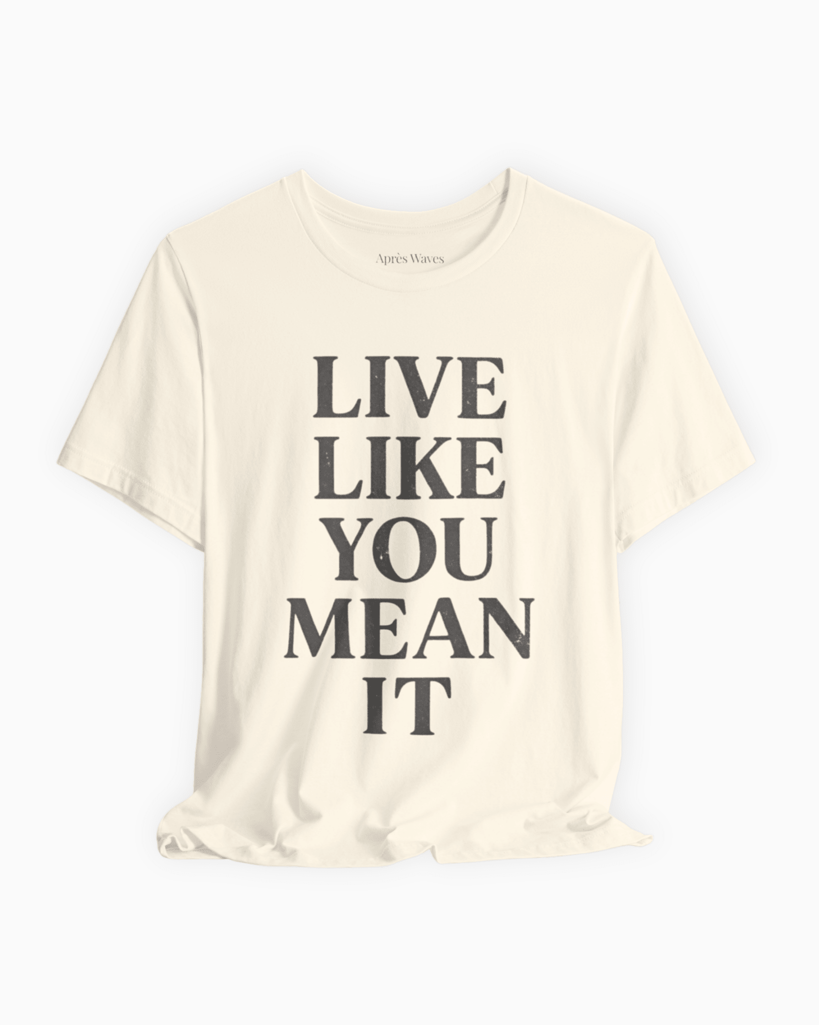 Live It Natural S graphic t-shirt - Après Waves