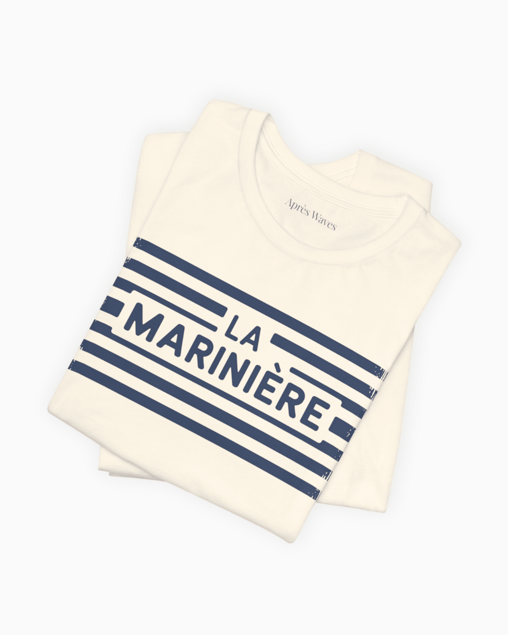 French Mariner Ecru S graphic t-shirt - Après Waves