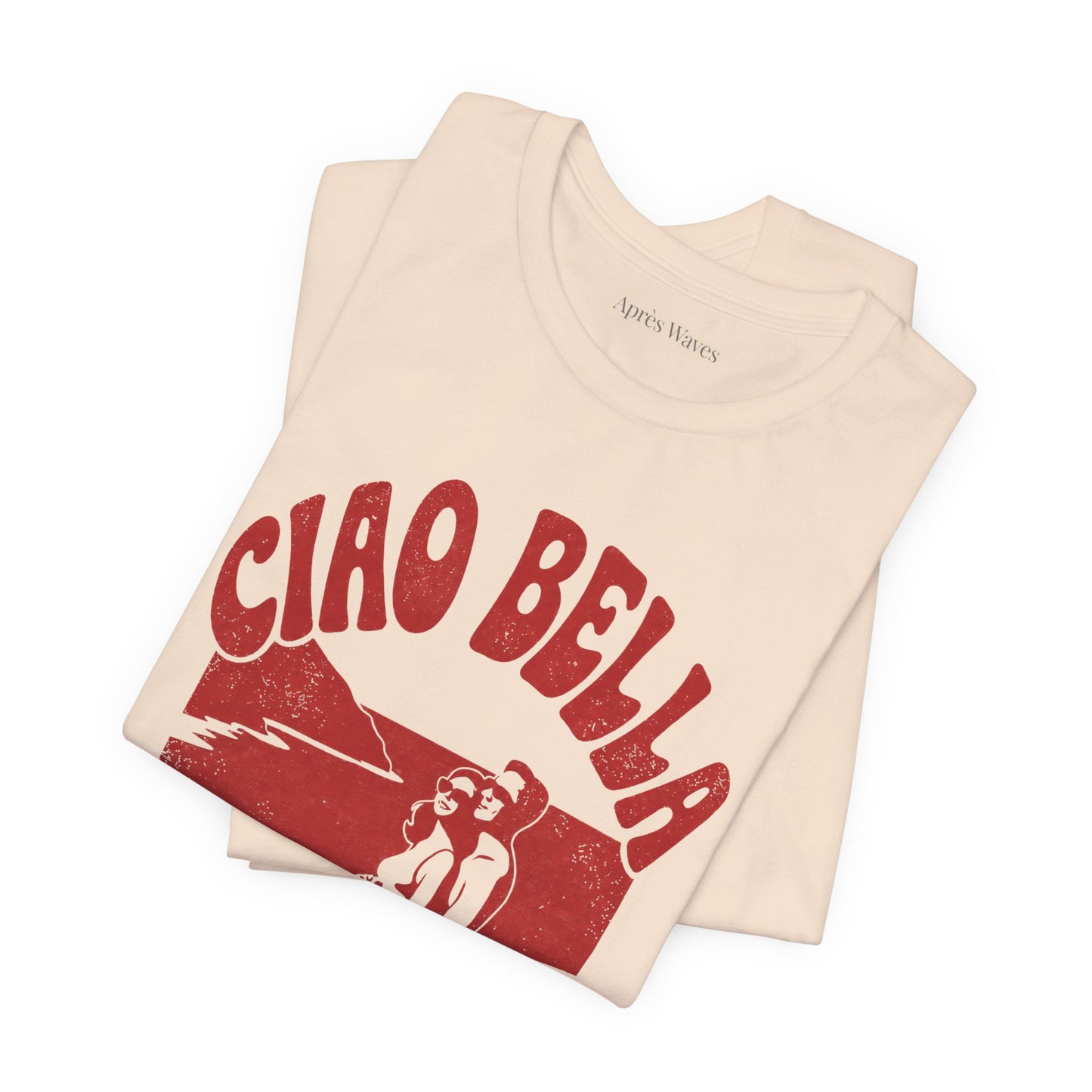 Ciao Bella Soft Cream S graphic t-shirt - Après Waves