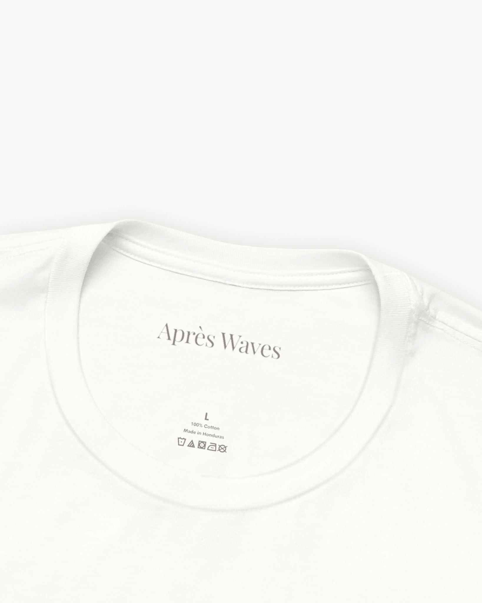 Très Euro White S graphic t-shirt - Après Waves