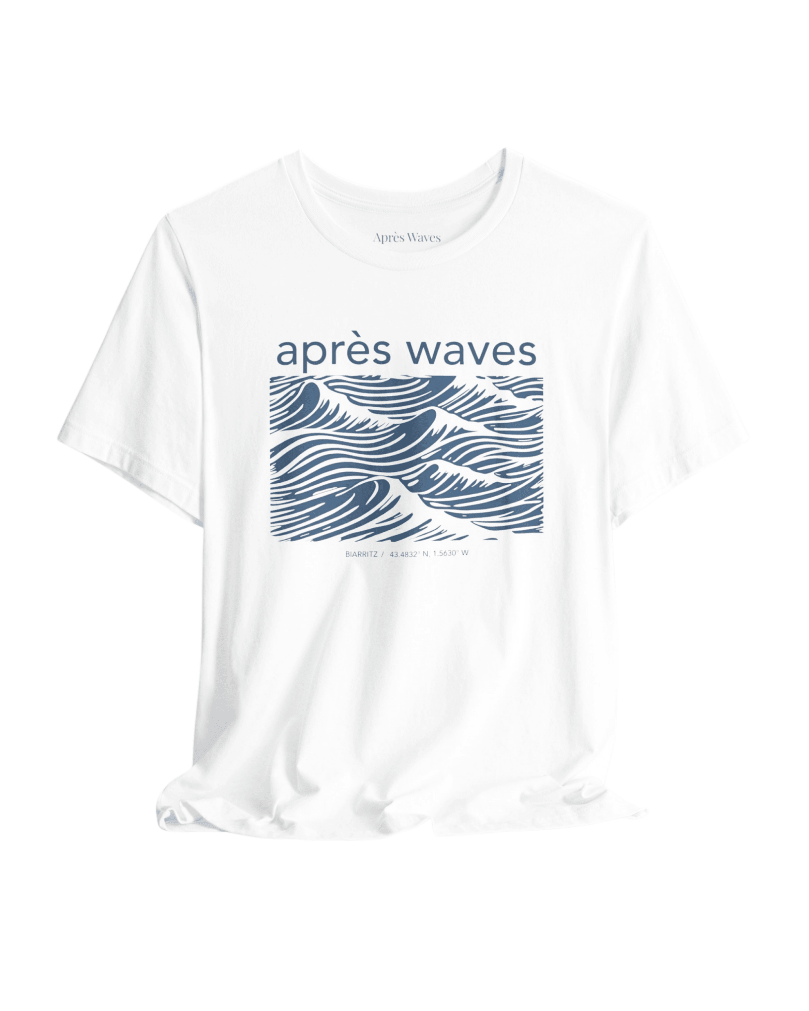 Dawn Patrol White S graphic t-shirt - Après Waves