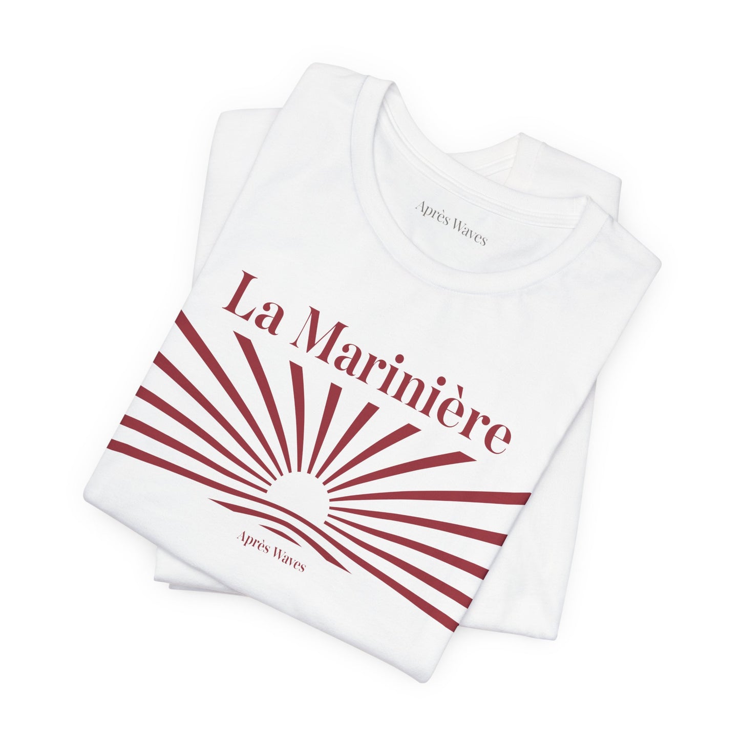 La Marinière White L graphic t-shirt - Après Waves