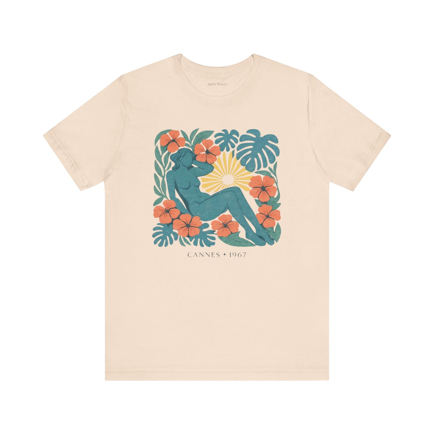 Garden Godiva Cream S graphic t-shirt - Après Waves