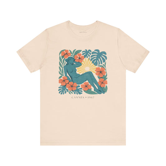 Garden Godiva Cream S graphic t-shirt - Après Waves