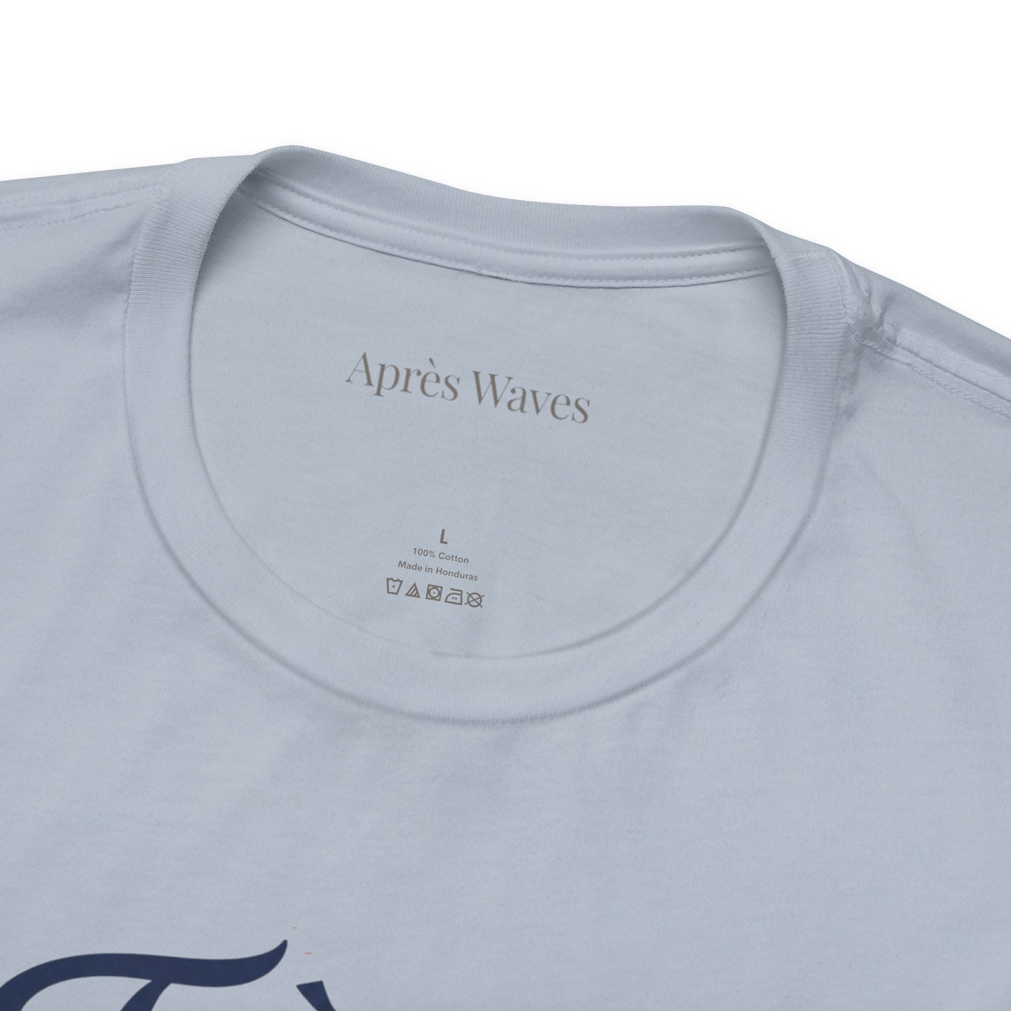 Très Euro Light Blue S graphic t-shirt - Après Waves