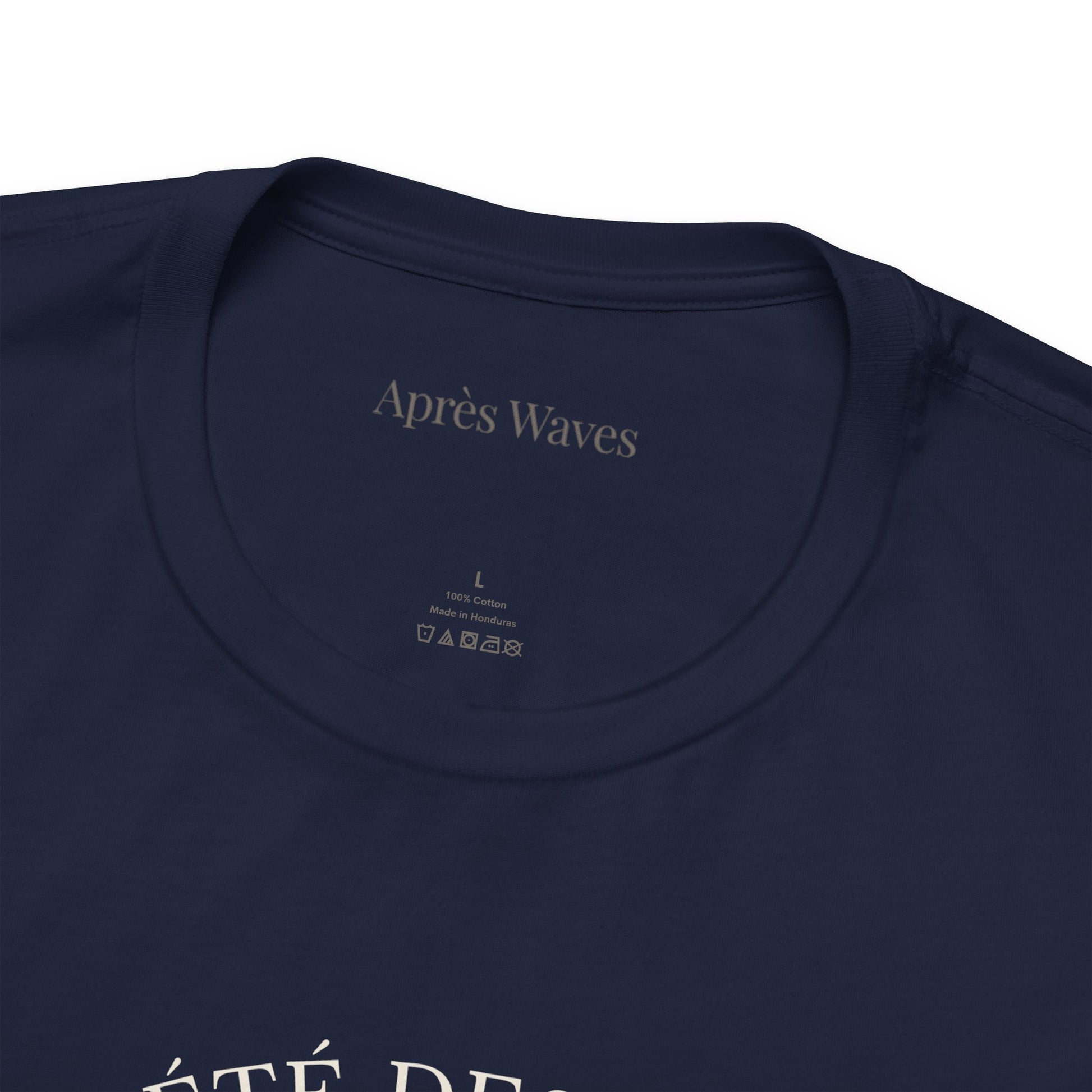 Société des Libres Navy S graphic t-shirt - Après Waves