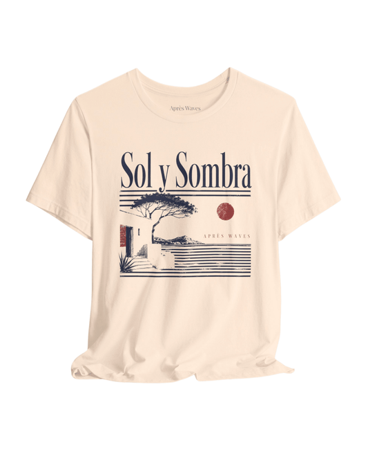 Sun and Shade Soft Cream S graphic t-shirt - Après Waves