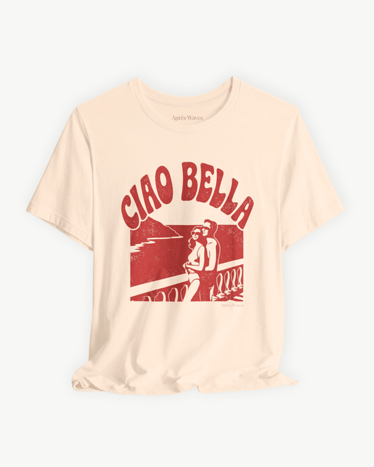 Ciao Bella Soft Cream S graphic t-shirt - Après Waves