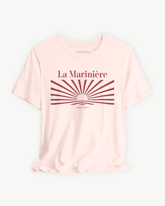 La Marinière Pink S graphic t-shirt - Après Waves