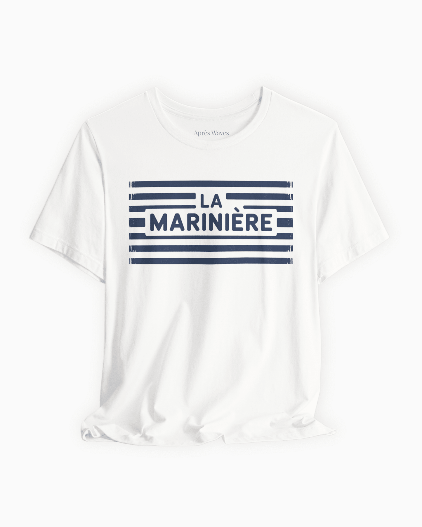 French Mariner White S graphic t-shirt - Après Waves