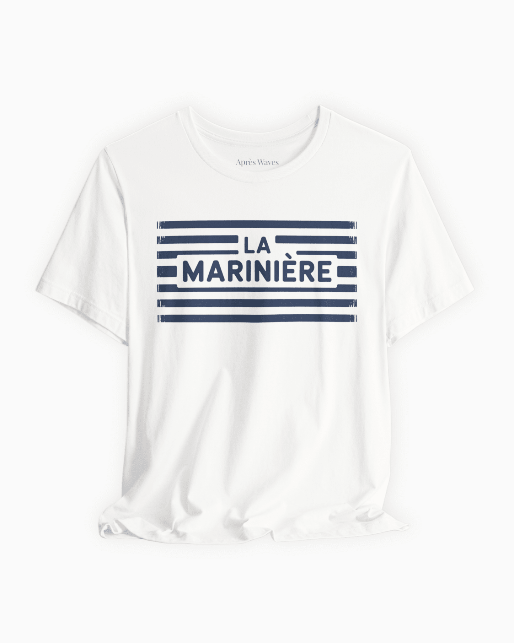 French Mariner White S graphic t-shirt - Après Waves