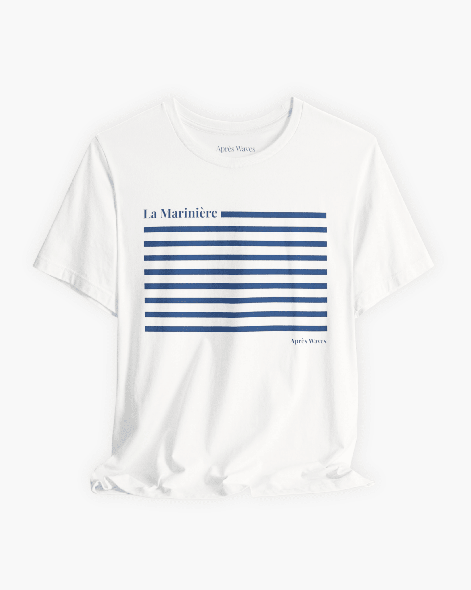 La Marinière White S graphic t-shirt - Après Waves