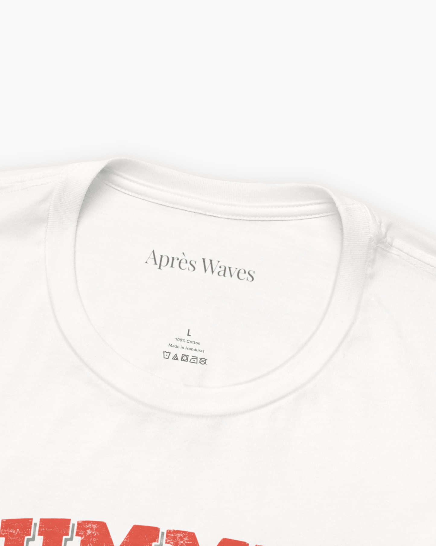 Summer Lovers White graphic T-shirt by Après Waves