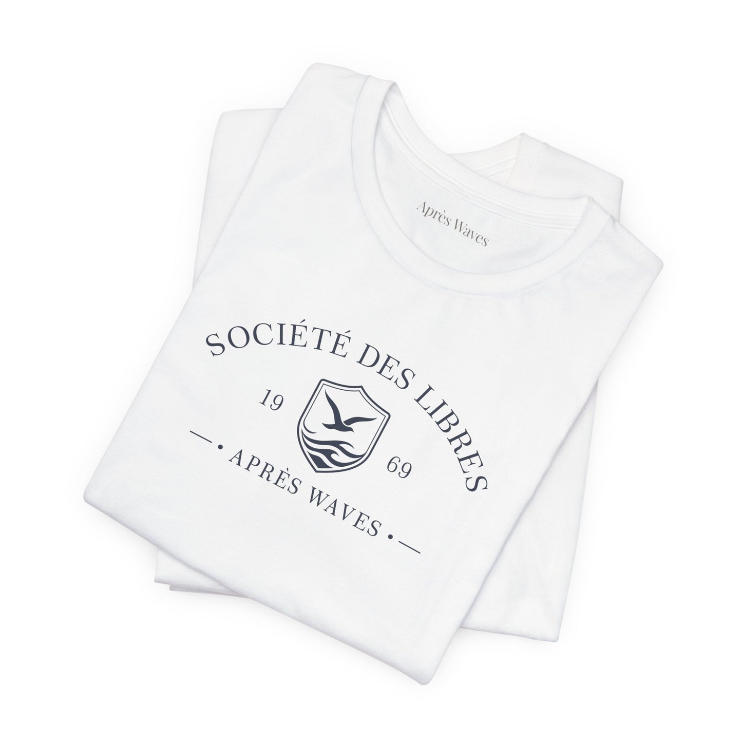 Société des Libres White S graphic t-shirt - Après Waves