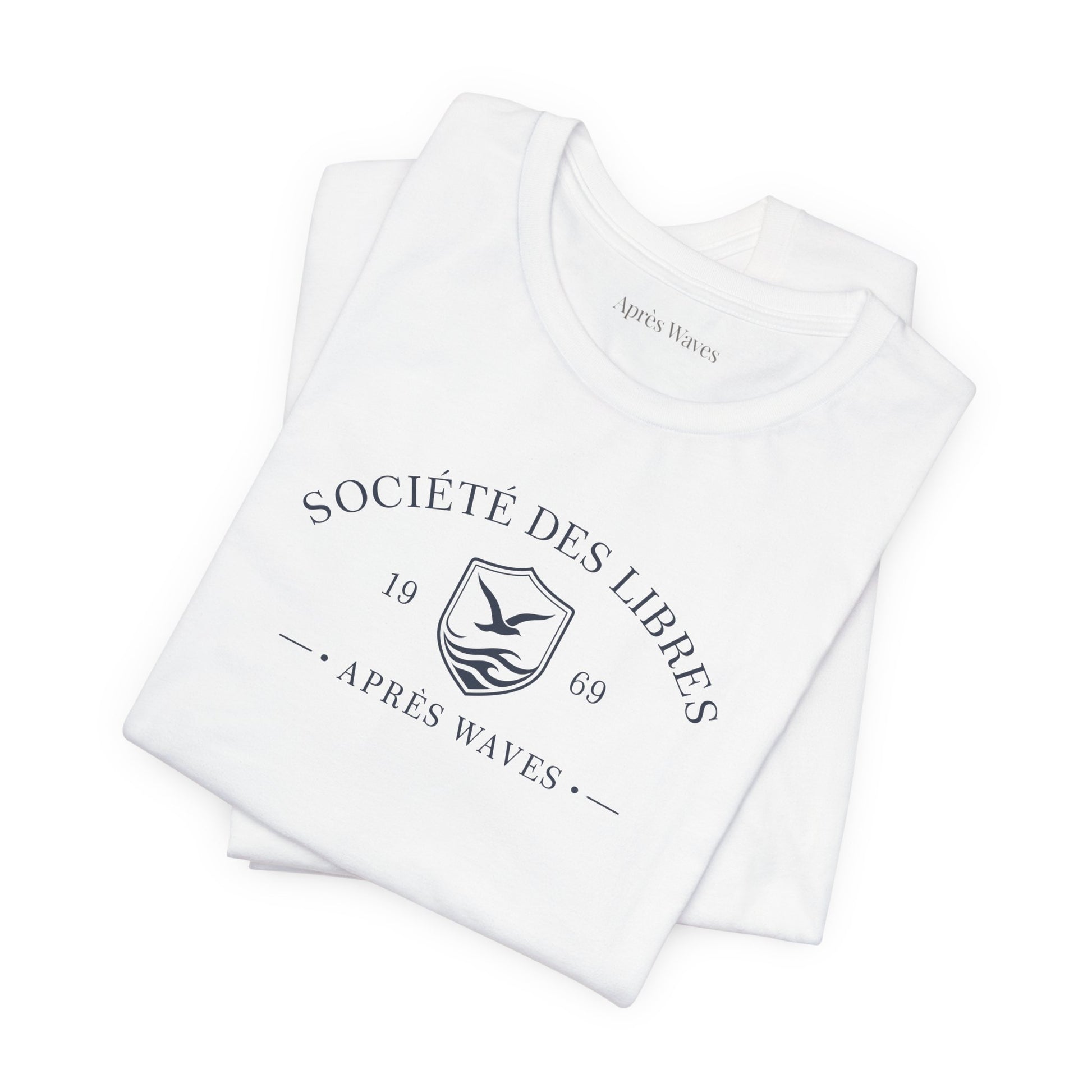 Société des Libres White S graphic t-shirt - Après Waves