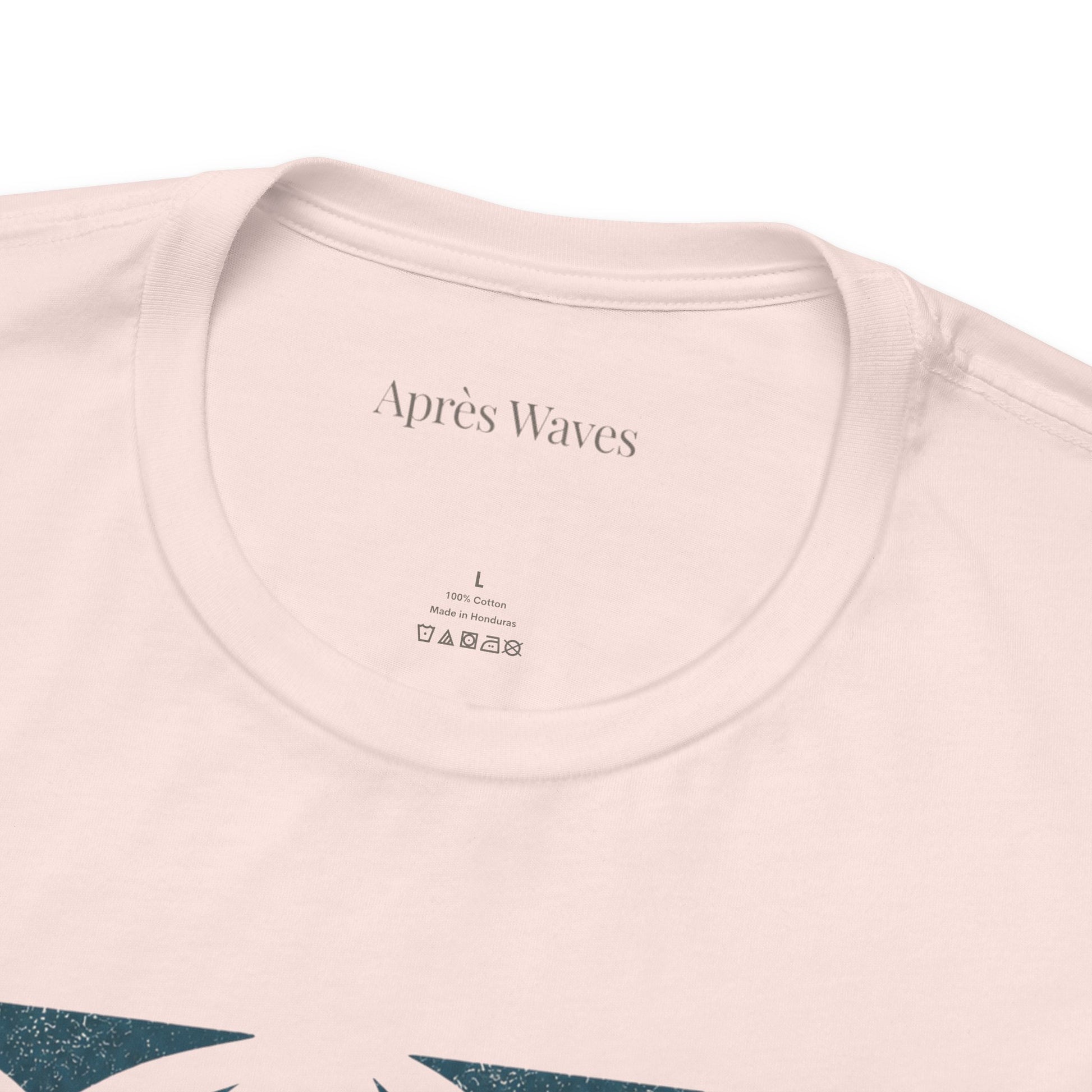 80s Tropez Soft Pink S graphic t-shirt - Après Waves