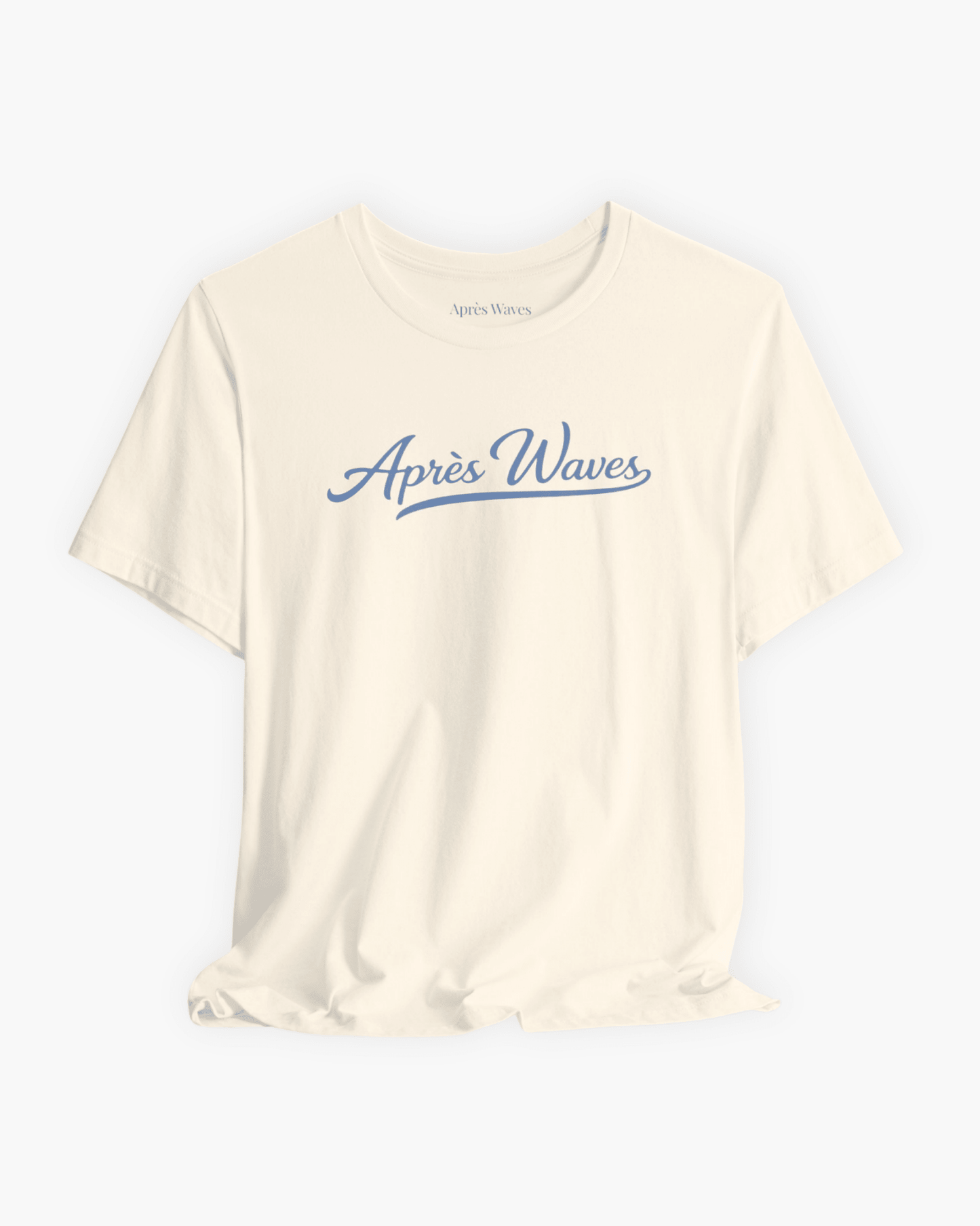 Très Euro Ecru S graphic t-shirt - Après Waves