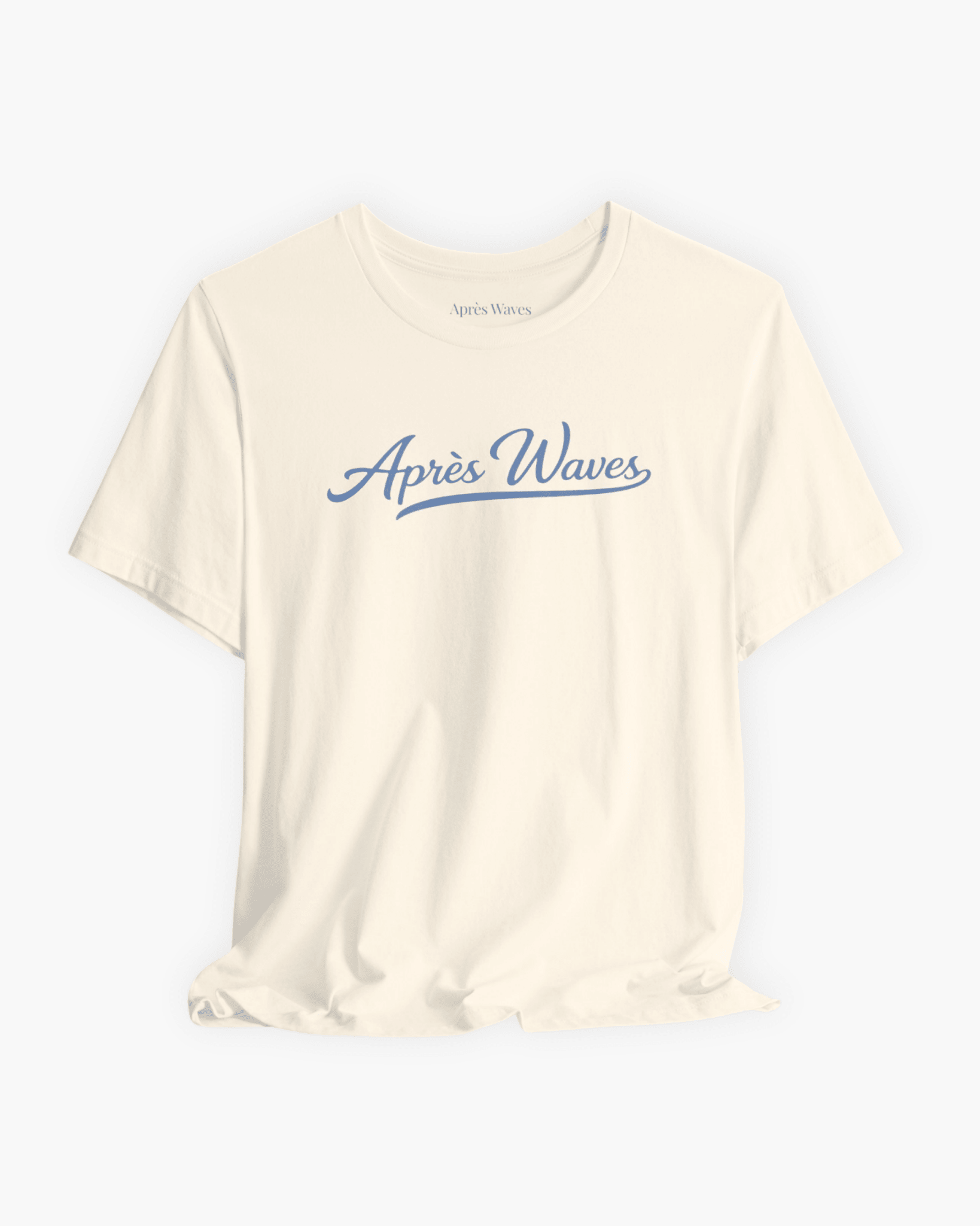 Très Euro Ecru S graphic t-shirt - Après Waves