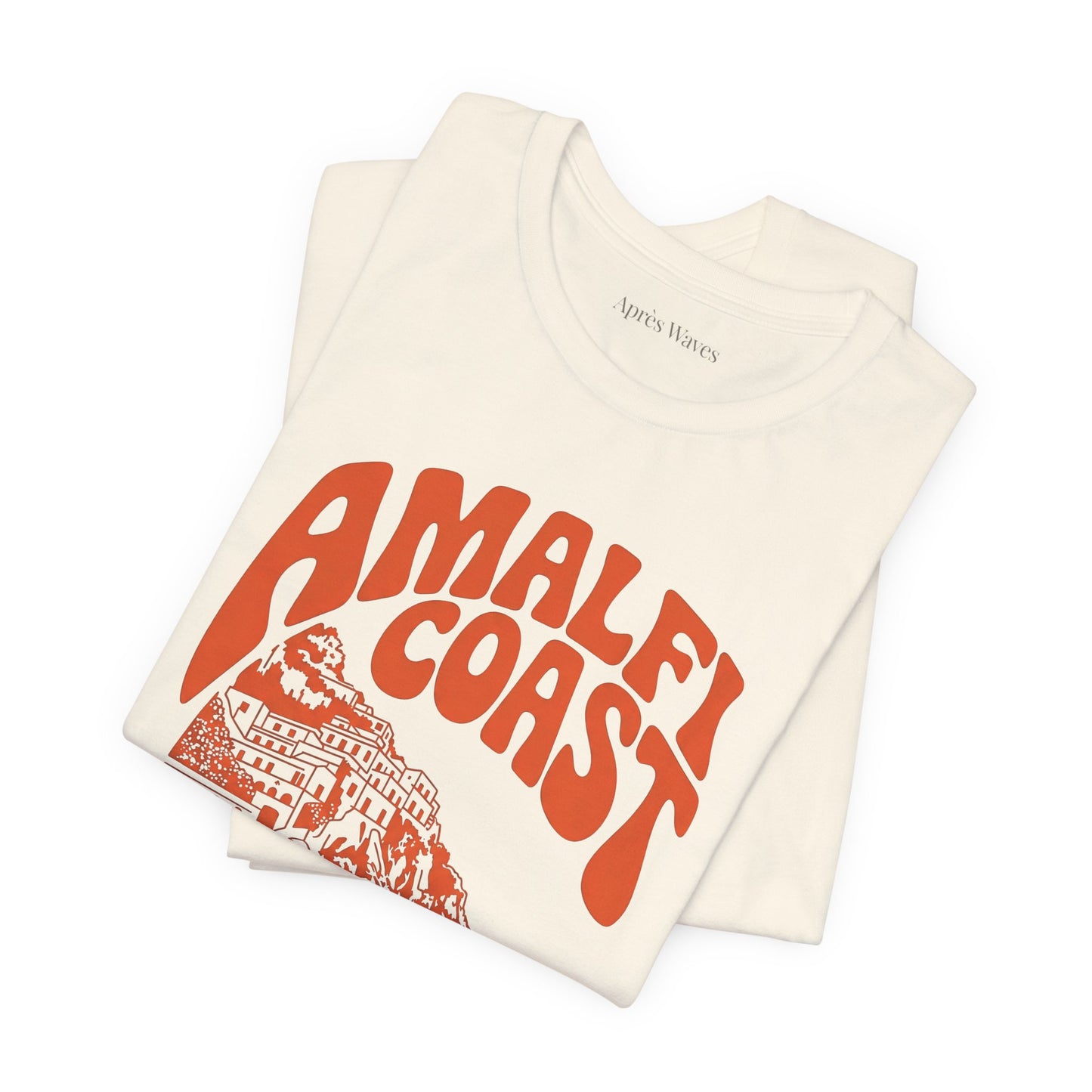 Amalfi Coasting Natural S graphic t-shirt - Après Waves