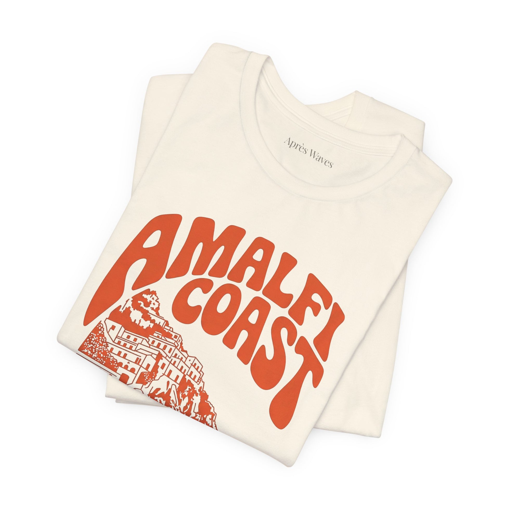 Amalfi Coasting Natural S graphic t-shirt - Après Waves