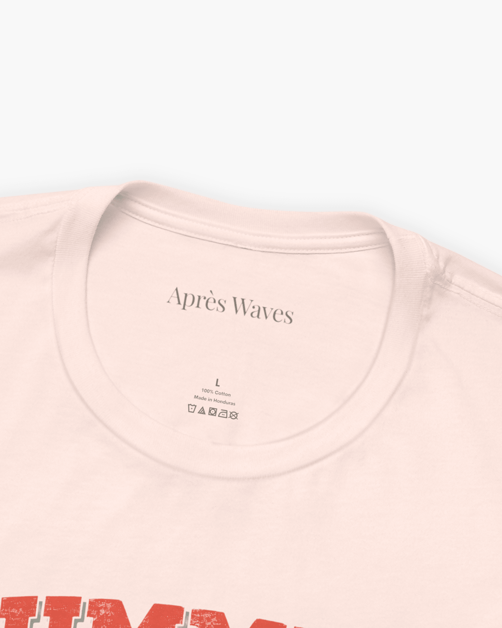 Summer Lovers Pink S graphic t-shirt - Après Waves