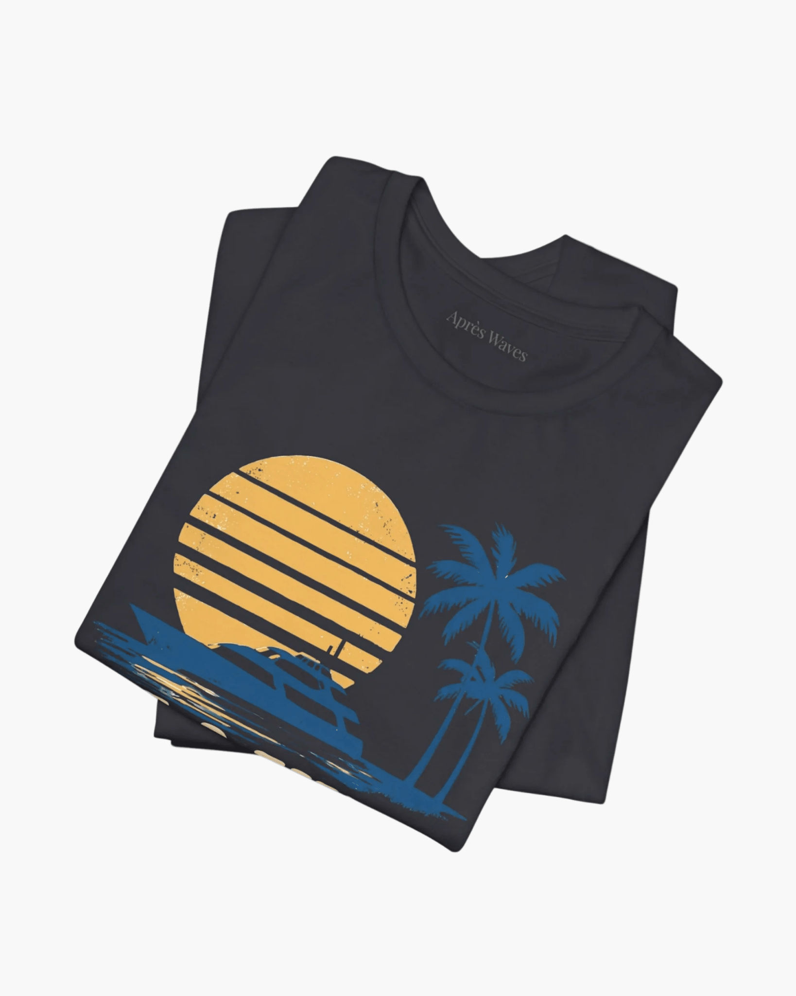 Life in Blue Charcoal S graphic t-shirt - Après Waves