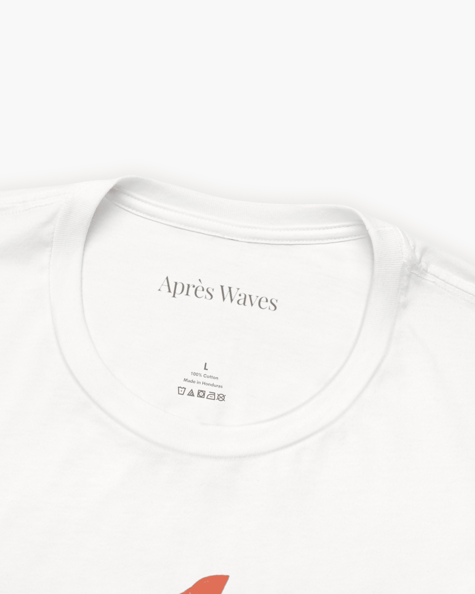 Electric 80s White S graphic t-shirt - Après Waves