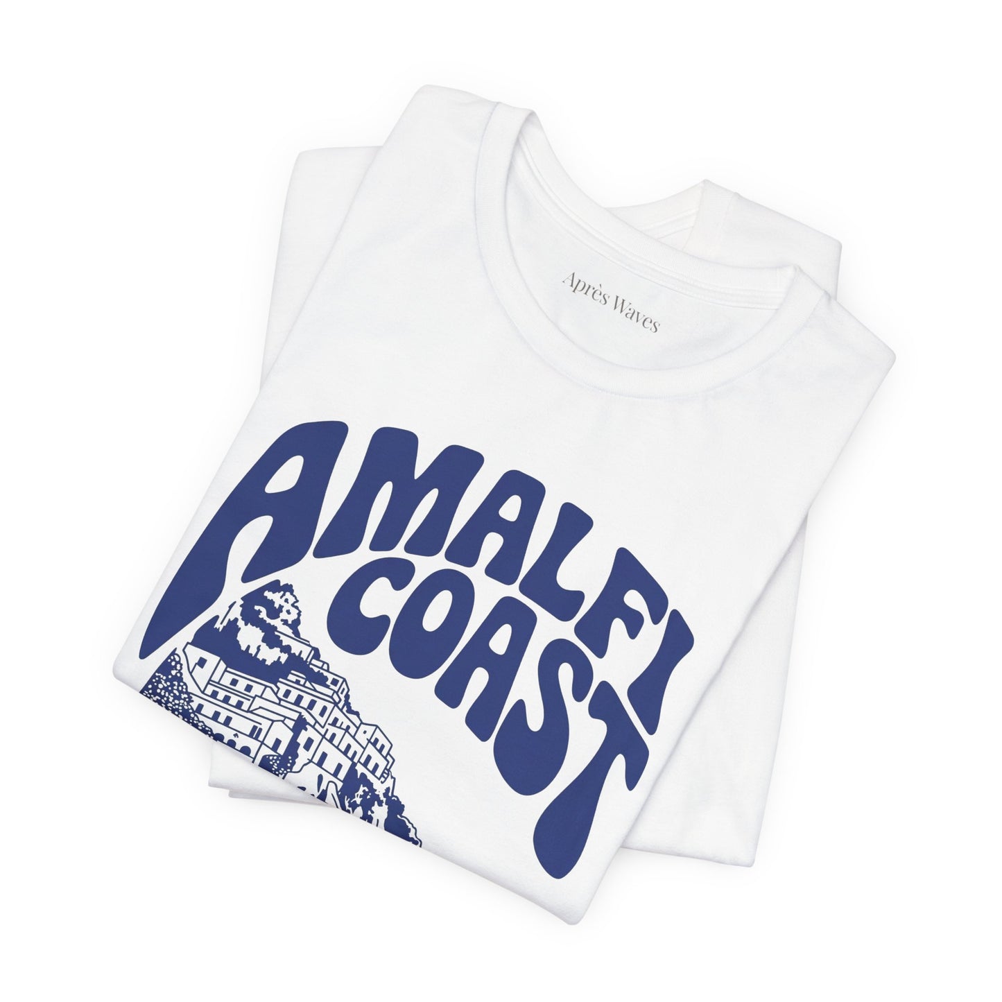 Amalfi Coasting White S graphic t-shirt - Après Waves