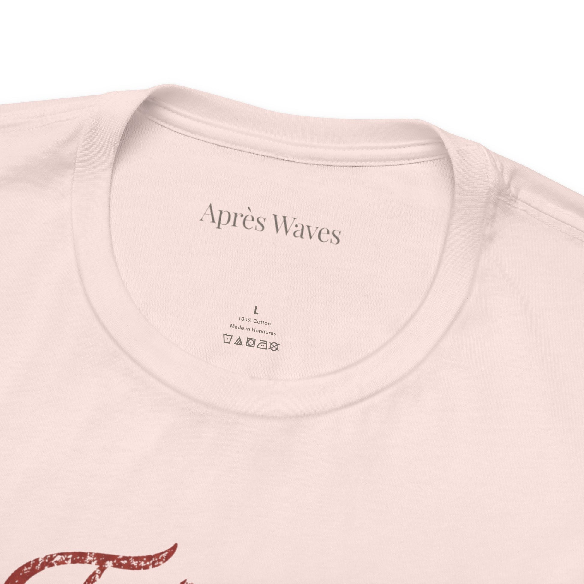 Très Euro Soft Pink S graphic t-shirt - Après Waves