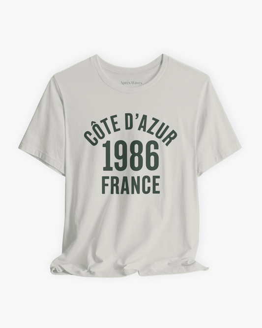 Varsity 1986 Silver S graphic t-shirt - Après Waves