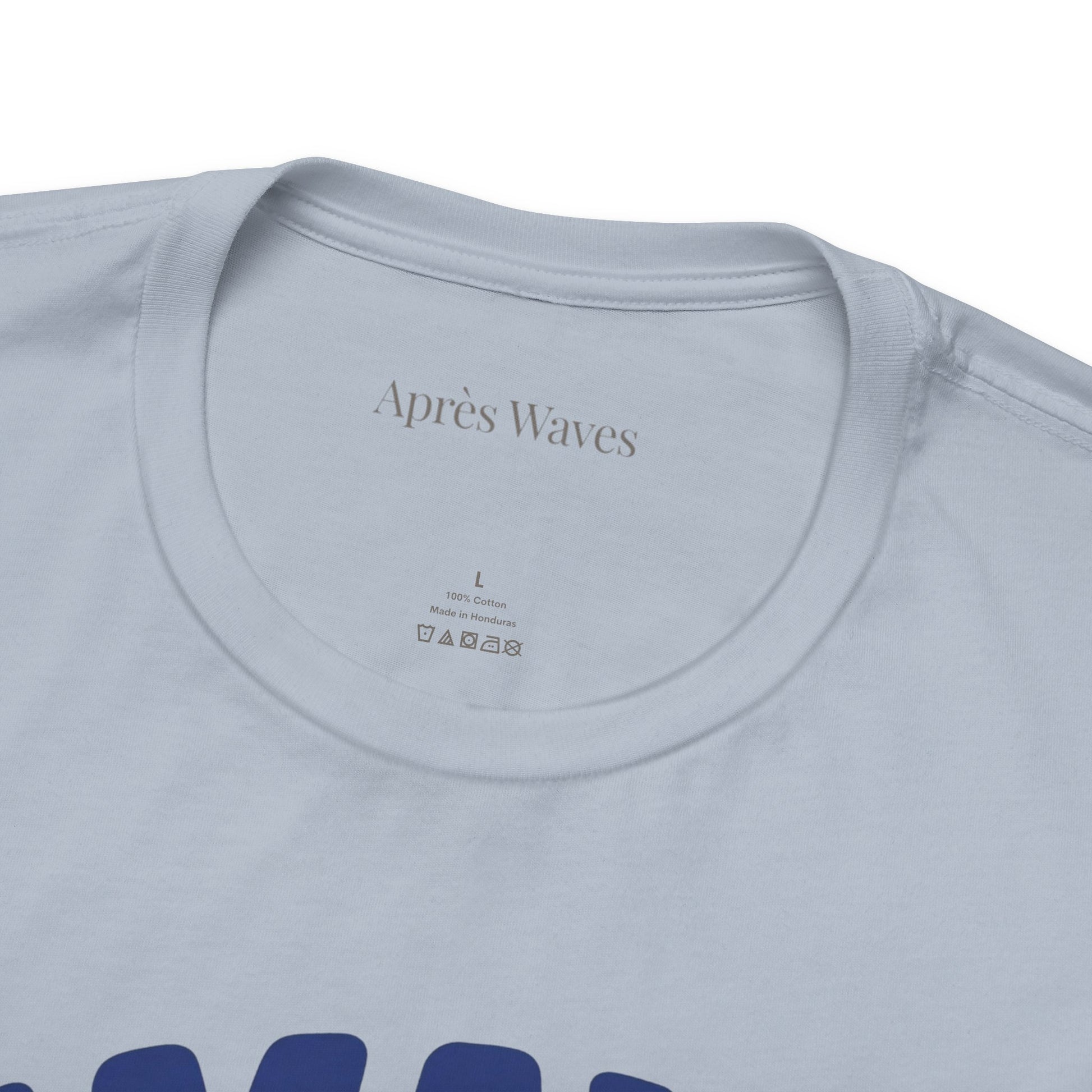 Amalfi Coasting Light Blue S graphic t-shirt - Après Waves