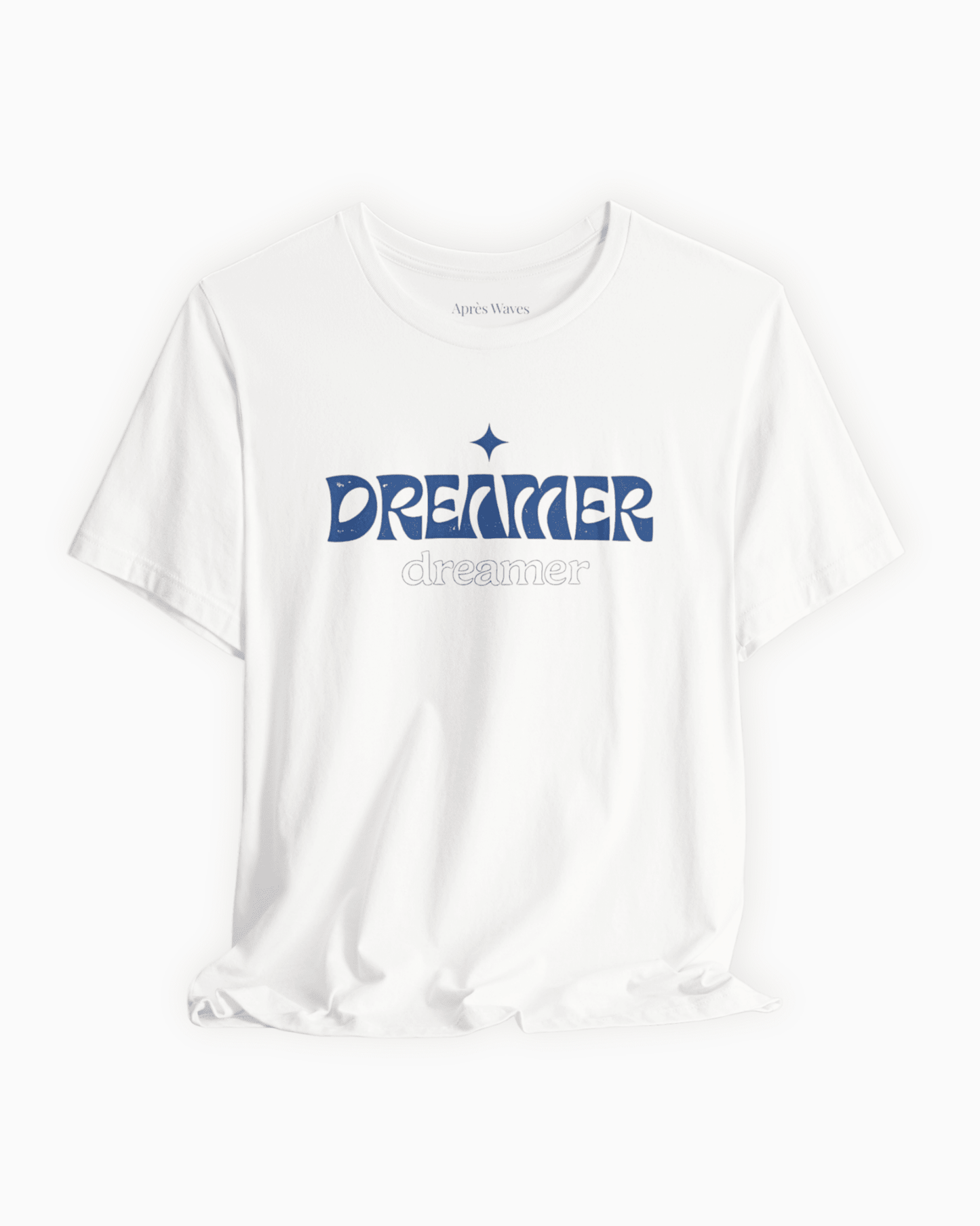 Dreamer White S graphic t-shirt - Après Waves