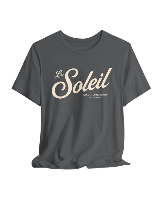 Le Soleil Asphalt S graphic t-shirt - Après Waves