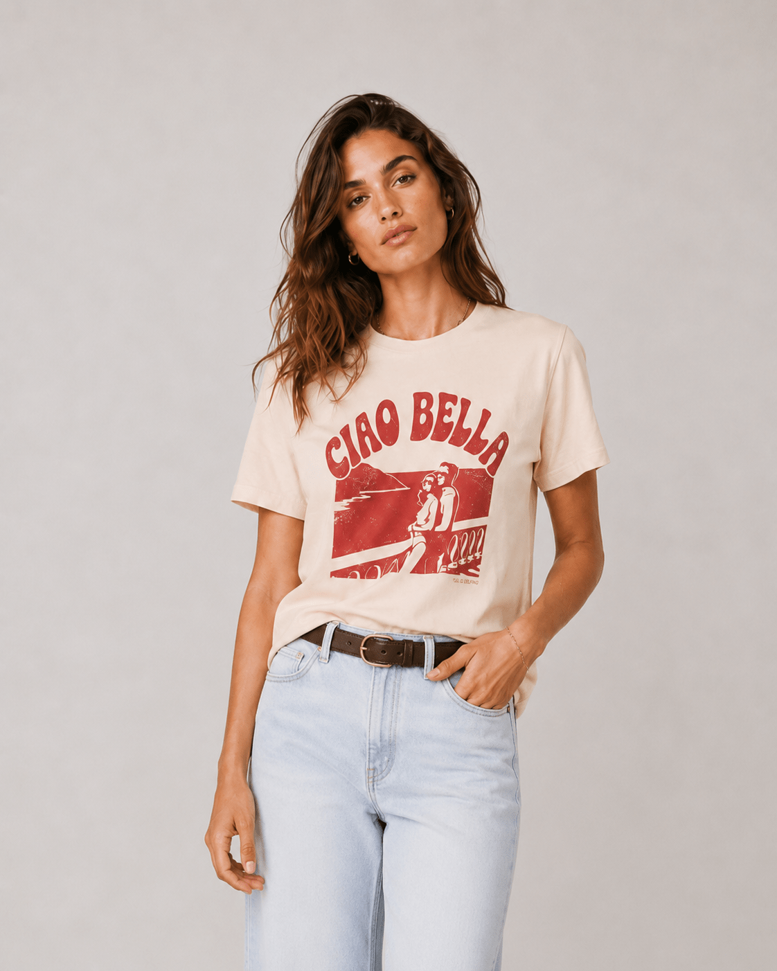 Ciao Bella Soft Cream S graphic t-shirt - Après Waves