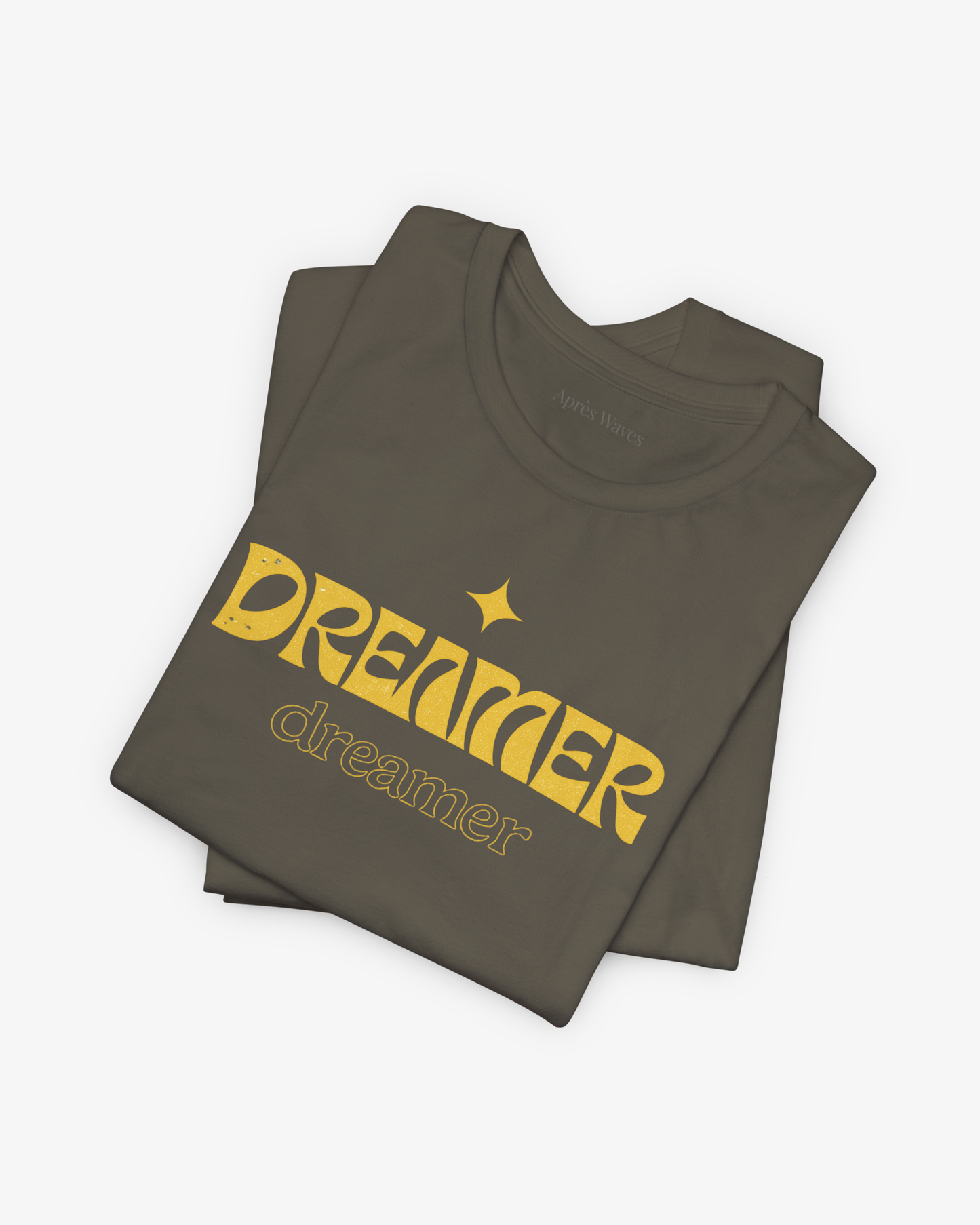 Dreamer Army folded graphic tee - Après Waves