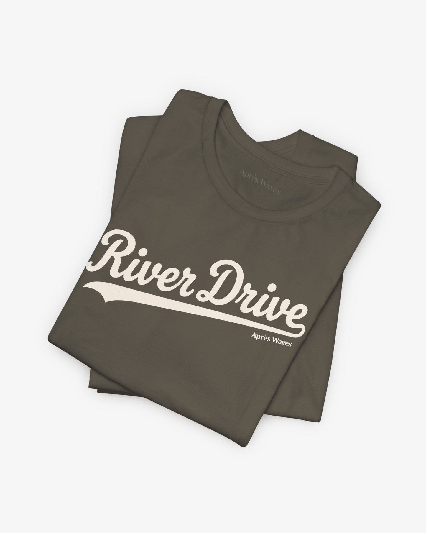River Drive Army folded graphic tee - Après Waves