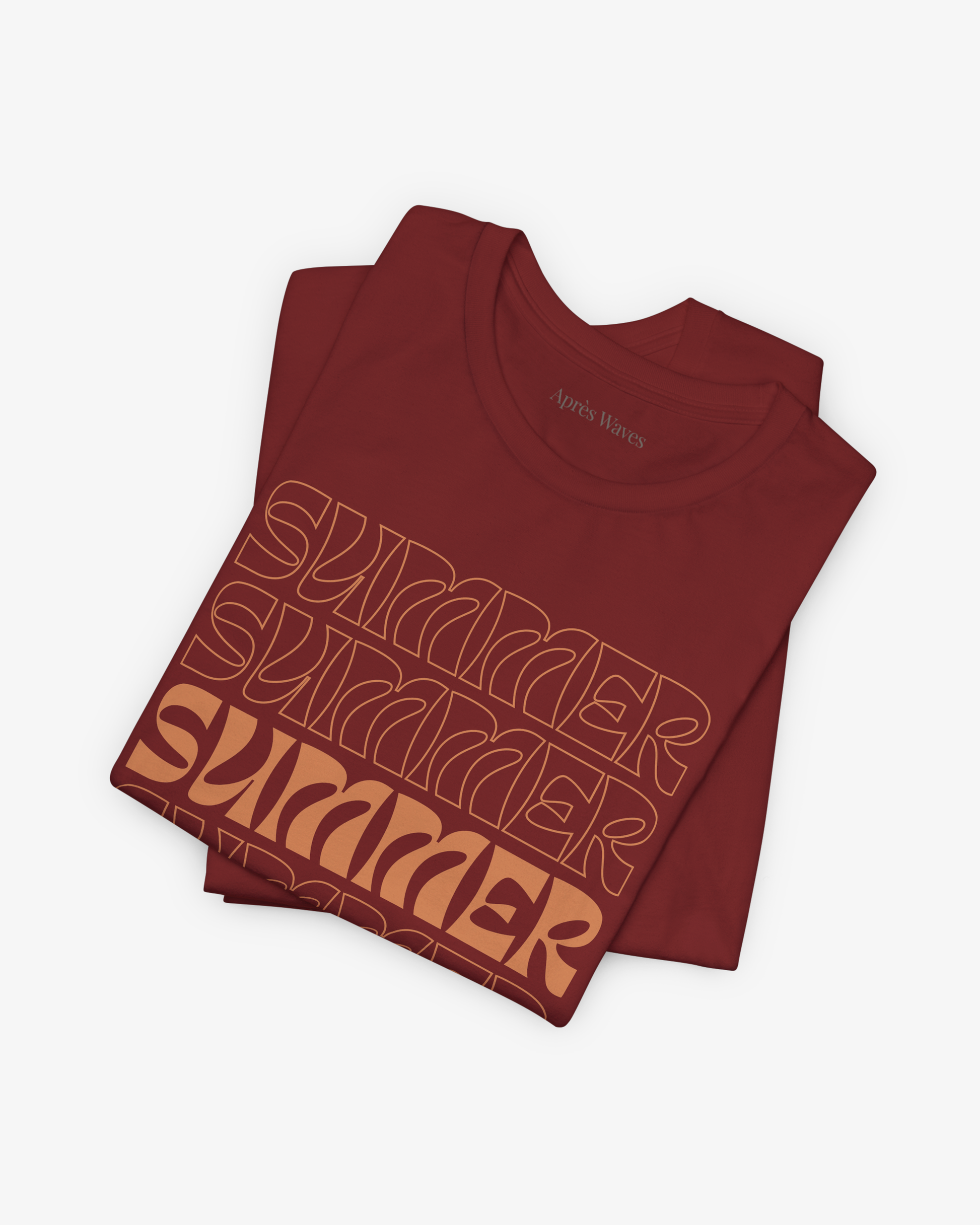 Summer of Plenty Cardinal folded graphic tee - Après Waves