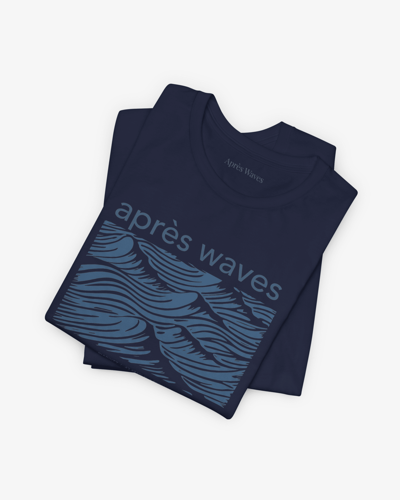 Dawn Patrol Navy folded graphic tee - Après Waves