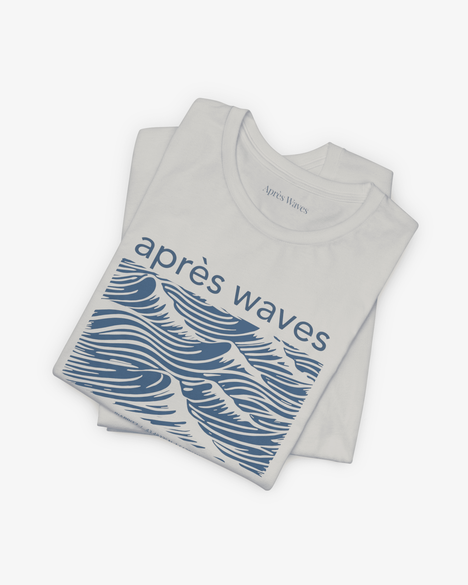 Dawn Patrol Silver folded graphic tee - Après Waves