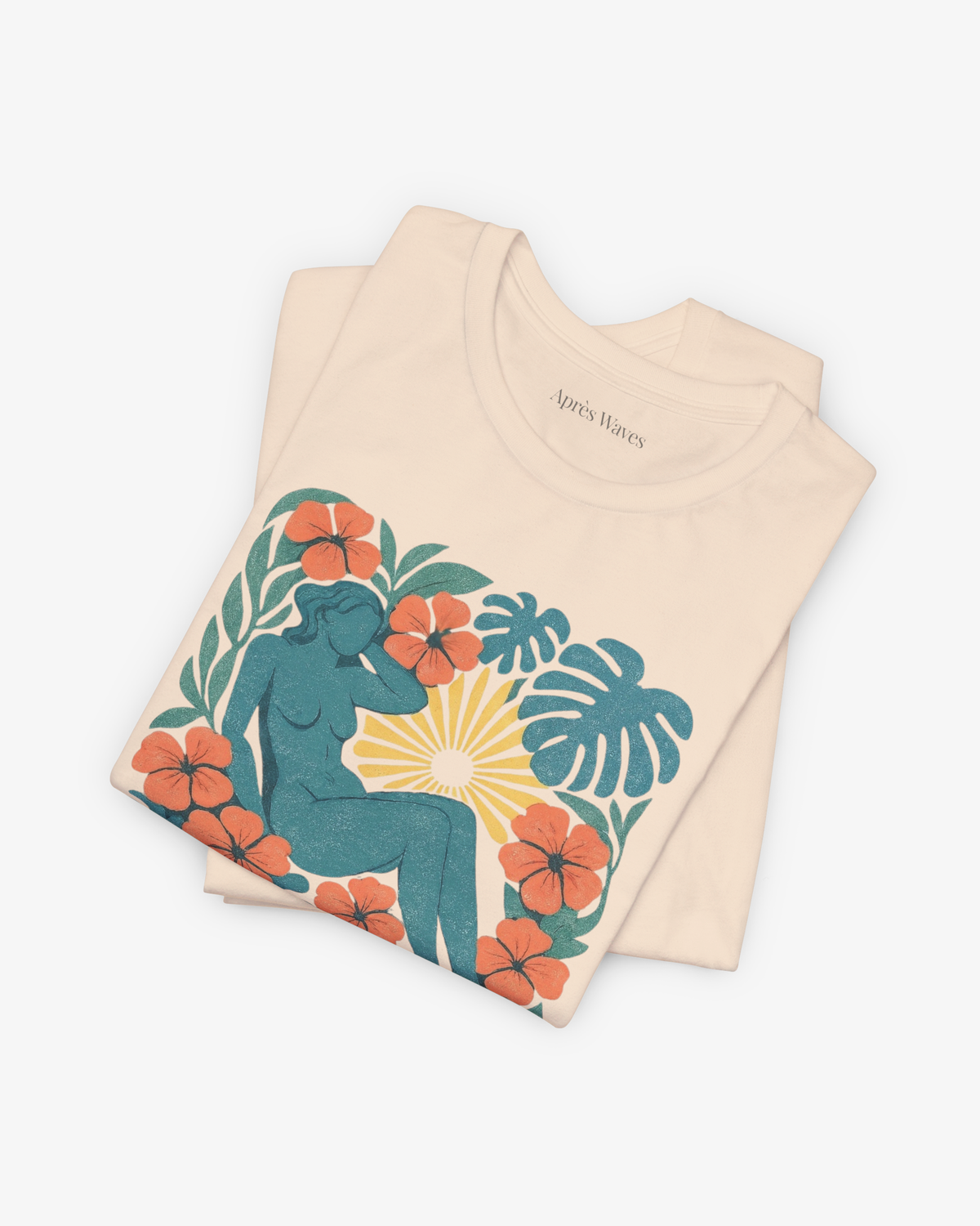 Garden Godiva Soft Cream folded graphic tee - Après Waves