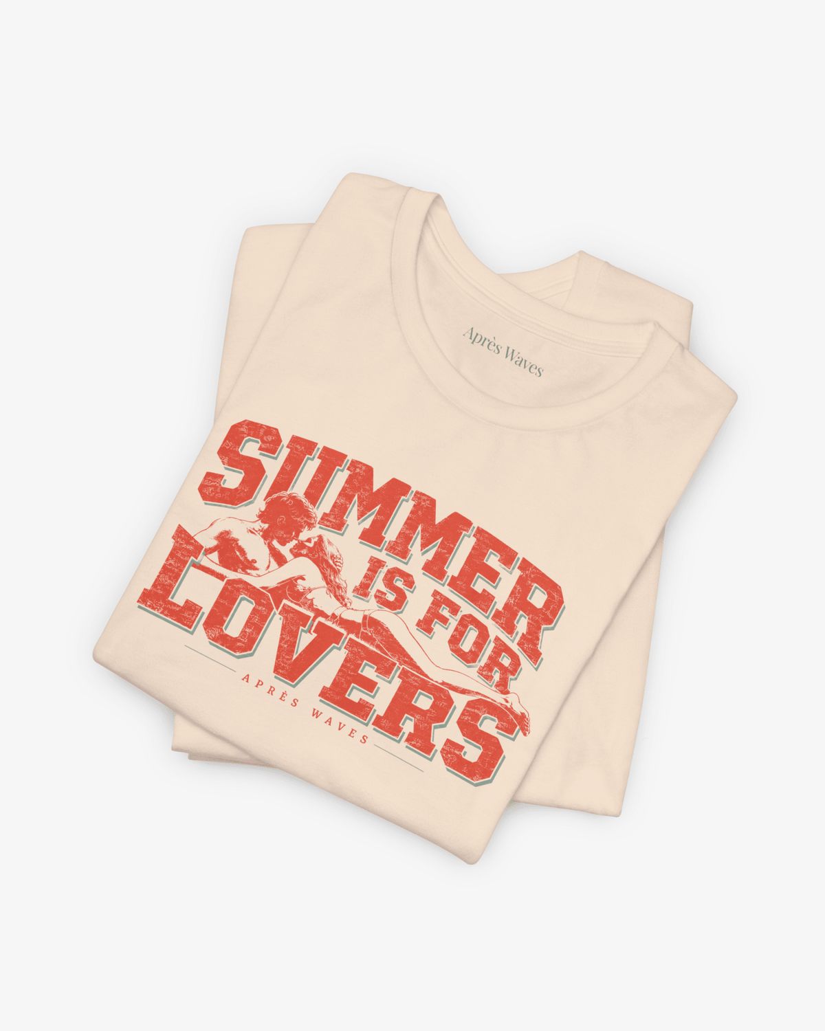 Summer Lovers Soft Cream folded graphic tee - Après Waves