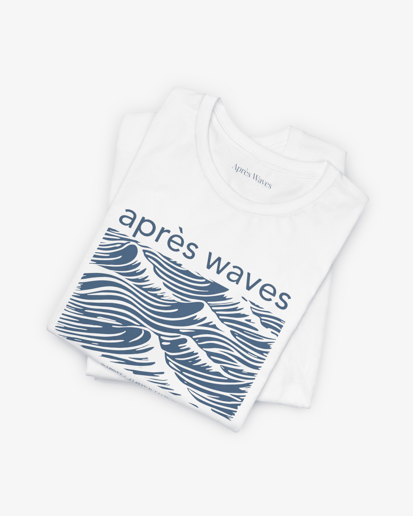 Dawn Patrol White folded graphic tee - Après Waves