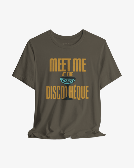 Disco Meet Army graphic tee - Après Waves